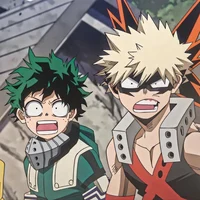 Izuku y bakugo 