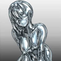 Liquid metal girl