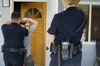 Police Officers Raid