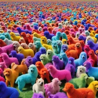 1000 Rainbow Dogs