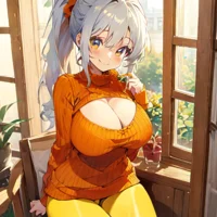 Thicc CandyCorn Girl