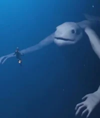 Scary sea creature