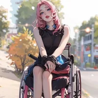 Wheelchair girl