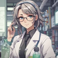 Female scientist 
