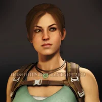 Giant Lara Croft