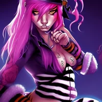 Pinkie Tiger Paint