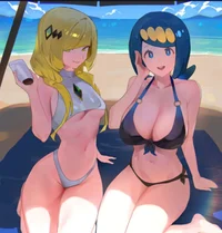 Lusamine and Suiren