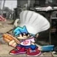 bf with a hot dog