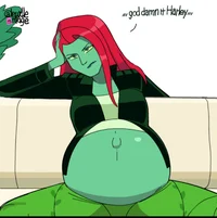 Pregnant poison ivy