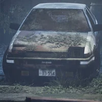 old abandoned ae86