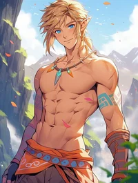 Shirtless Link