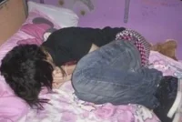 Sleepover with a emo