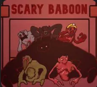 Scary baboon