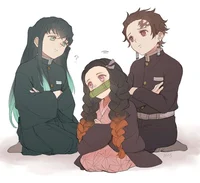 Nezuko y Tanjiro AU