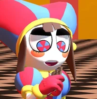 Pomni eats chocolate