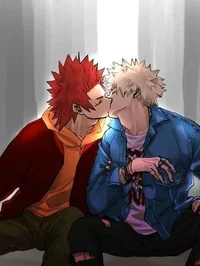 Kirishima and Bakugo