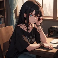 Emo depressed friend