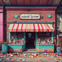 Abandoned candy shop