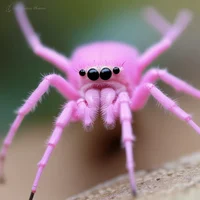 Pink spider