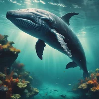 Colossal whale godde