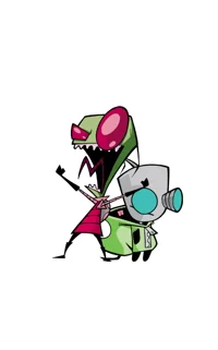 Zim and GIR