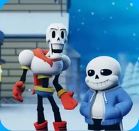 Sans and papyrus