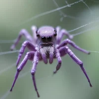 Purple spider