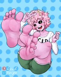 Mina Ashido feet