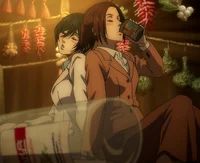 Mikasa and Sasha