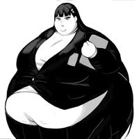 Fat office girl