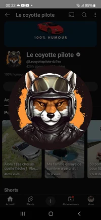 Le coyote pilote