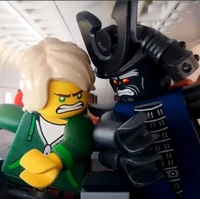 Lloyd and Garmadon