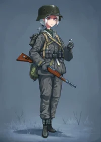 German Soldier Girl
