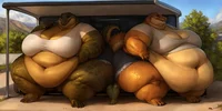 2 fat reptile gals