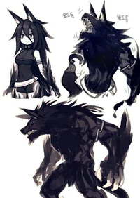 Korean werewolf girl