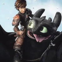 Hiccup and Toothless