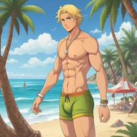 hot beach boy