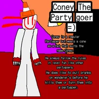Coney The partygoer