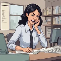 Edna the receptionis