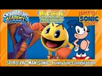 Sonic Spyro and Pac 