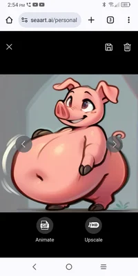 Plump the pig