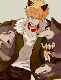 Katsuki Bakugo Wolf