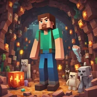Herobrine and Steve