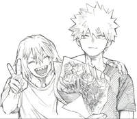 Kirishima and Bakugo