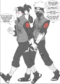 Iruka and Kakashi