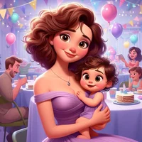 Baby and mom