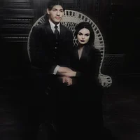 Morticia and Gomez 
