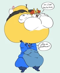 Bloated braixen 