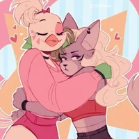 Chica x Roxy-fnaf SB