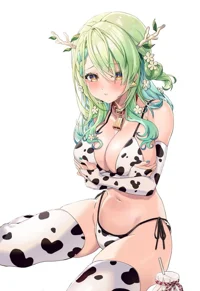 girl cow